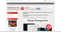 Desktop Screenshot of infrarotheizung-store.de